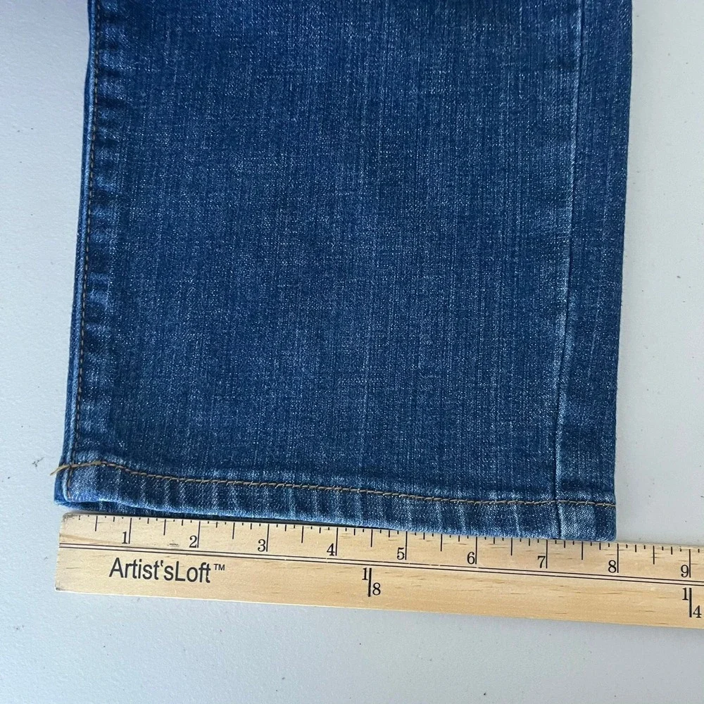 Lucky Brand 221 Straight Mens Jeans Dark Wash Denim 38x32 7M12644